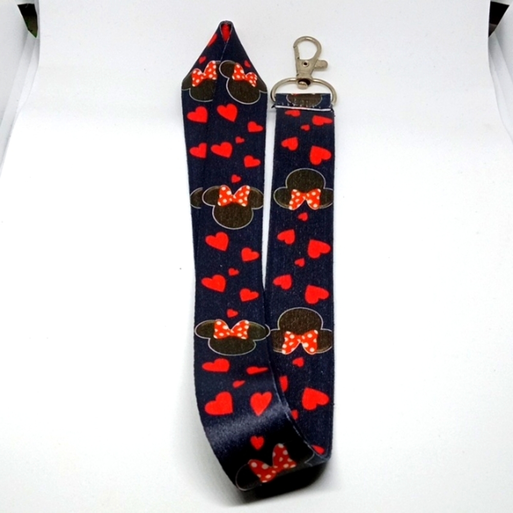 Minnie mouse lanyard